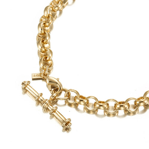 Republic Chunky Belcher Chain Bracelet with T-Bar