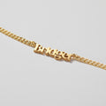 Custom Name Jewelry, Figaro Chain Necklace, Daughter Necklace